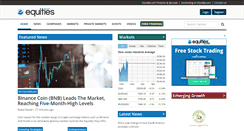 Desktop Screenshot of equities.com